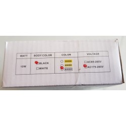 Projecteur LED 10W IP66 avec détecteur – Blanc Froid 6000K | Éclairage Extérieur