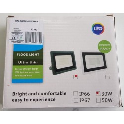 Projecteur LED 30W IP66 sans détecteur – Blanc Froid 6000K | Éclairage Extérieur