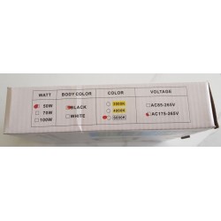 Projecteur LED 50W IP66 avec détecteur – Blanc Froid 6000K | Éclairage Extérieur