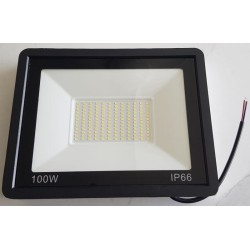 Projecteur LED 100W IP66 sans détecteur – Éclairage blanc froid 6000K
