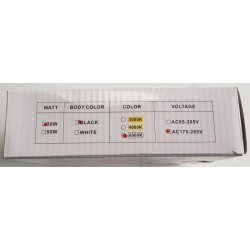 Projecteur LED 30W 6000K avec détecteur de mouvement – IP66 étanche | Brocaffaire