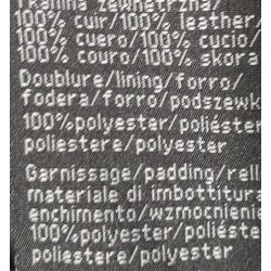 blouson cuir noir t-traxx m – occasion très bon état | brocaffaire.fr