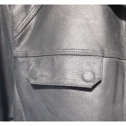 blouson cuir noir t-traxx m – occasion très bon état | brocaffaire.fr