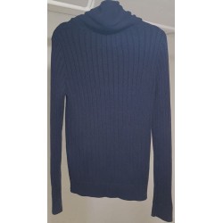 gilet celio bleu marine m – occasion très bon état – bouton manquant | brocaffaire.fr