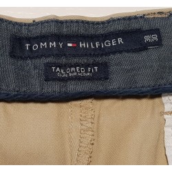pantalon tommy hilfiger tailored fit beige 38/30 us – occasion très bon état | brocaffaire.fr