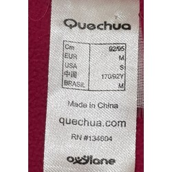 veste polaire femme quechua rose fushia m – occasion très bon état | brocaffaire.fr