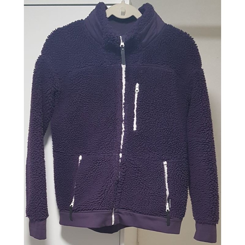 veste polaire femme quechua violette xl en très bon état – brocaffaire.fr