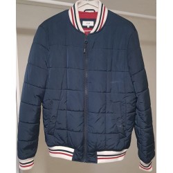 doudoune jules bleu marine taille m en très bon état – brocaffaire.fr