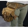 Sac de jambe tactique militaire – 6 poches, imperméable et durable | Brocaffaire