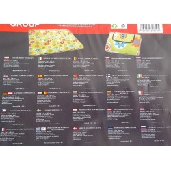 Couverture pique‑nique pliable 150×200 cm étanche – Verte à fleurs | Brocaffaire