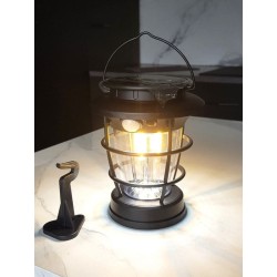 Lampe solaire LED camping & jardin | Détecteur crépusculaire IPX65 – Brocaffaire