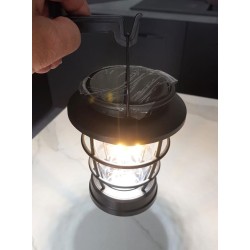 Lampe solaire LED camping & jardin | Détecteur crépusculaire IPX65 – Brocaffaire