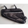 Sacoche de vélo sous le cadre avec poche zippée et poche filet – modèle compact 30×20 cm.