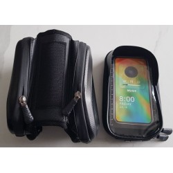 Sacoche de Cadre Vélo Étanche avec Étui Téléphone – 2 Compartiments | Brocaffaire
