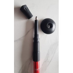 Bâtons de Marche Nordique Télescopiques 65–135 cm – Lot de 2 Rouge | Brocaffaire