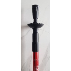 Bâtons de Marche Nordique Télescopiques 65–135 cm – Lot de 2 Rouge | Brocaffaire