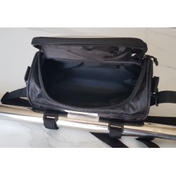 Sacoche guidon vélo étanche noire | Étui téléphone & bandoulière – Brocaffaire