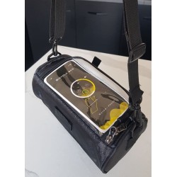 Sacoche guidon vélo étanche noire | Étui téléphone & bandoulière – Brocaffaire