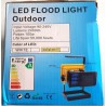 Lampe LED Portable 100W – 20 SMD Blanc Froid – Batterie & Double Chargeur | Brocaffaire