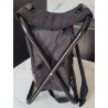 Chaise de pêche pliante 3‑en‑1 noire | Sac à dos + sac thermique – Brocaffaire