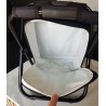 Chaise de pêche pliante 3‑en‑1 noire | Sac à dos + sac thermique – Brocaffaire