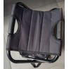 Chaise de pêche pliante 3‑en‑1 noire | Sac à dos + sac thermique – Brocaffaire