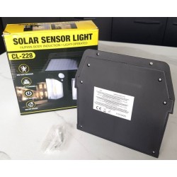Lampe Solaire 1200 LM – 3 Modes – Détecteur Mouvement & Crépuscule | Brocaffaire