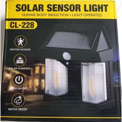 Lampe Solaire 1200 LM – 3 Modes – Détecteur Mouvement & Crépuscule | Brocaffaire