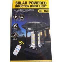 Lampe Solaire 60 LED COB 1200 LM – 5 Modes & Télécommande – Détecteur Mouvement | Brocaffaire