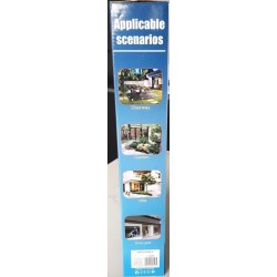 Lampadaire Solaire LED – Détecteur Mouvement & Crépuscule – Télécommande – 3 Modes | Brocaffaire
