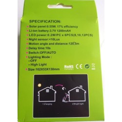 Lampe Solaire 30 LED SMD – Détecteur Mouvement & Crépuscule – Étanche | Brocaffaire