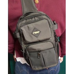 Sac banane homme noir – Sac bandoulière porté croisé avec poches | Brocaffaire