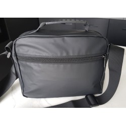 Sac banane homme noir ajustable – Sac bandoulière porté croisé | Brocaffaire