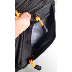 Sac à dos compact unisexe à une bandoulière noir – Porté croisé | Brocaffaire