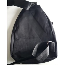 Sac à dos compact unisexe à une bandoulière noir – Porté croisé | Brocaffaire