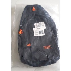 Sac à dos compact unisexe à une bandoulière noir – Porté croisé | Brocaffaire