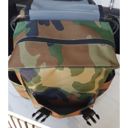 Chaise extérieure 3‑en‑1 avec sac à dos – Pliable, camouflage et pratique