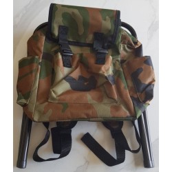 Chaise extérieure 3‑en‑1 avec sac à dos – Pliable, camouflage et pratique