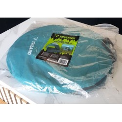 Tente de plage pop‑up 2 personnes UV30+ – Auto‑déployante bleu/blanc | Brocaffaire