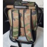 Chaise pliante 3‑en‑1 camouflage avec sac à dos thermique – Outdoor
