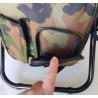 Chaise pliante 3‑en‑1 camouflage avec sac à dos thermique – Outdoor