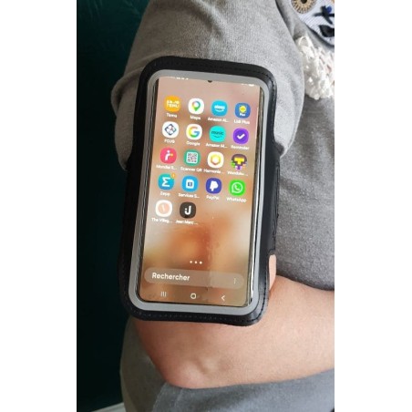 Kit de course complet : brassard smartphone + ceinture de running étanche avec porte‑bouteille