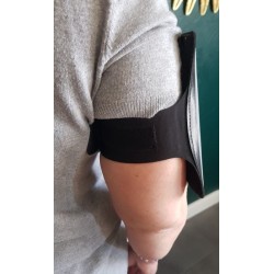 Ensemble de course : brassard téléphone + ceinture running étanche avec porte‑bouteille