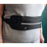 Ensemble de course : brassard téléphone + ceinture running étanche avec porte‑bouteille