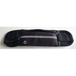 Ensemble de course : brassard téléphone + ceinture running étanche avec porte‑bouteille