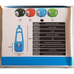 Sonnette vélo électronique 120 dB étanche – 3 sons – Bleu | Brocaffaire