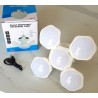 Lampe solaire pliable LED avec crochet – Éclairage camping et jardin | Brocaffaire