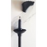 Bâtons de marche nordique réglables – Pliables, liège, aluminium, noir | Brocaffaire