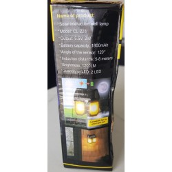 Lampe solaire 1200 lm – Détecteur mouvement & crépusculaire, étanche | Brocaffaire
