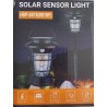 Lampe solaire LED blanc chaud – Détecteur crépusculaire & mouvement, IPX65 | Brocaffaire